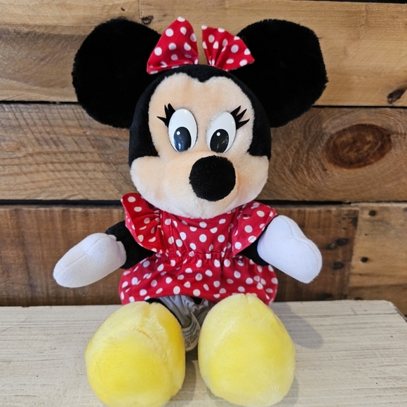 Disney Other - Vintage '80s Minnie Mouse plush Disneyland/Disney World 12-1/2" high